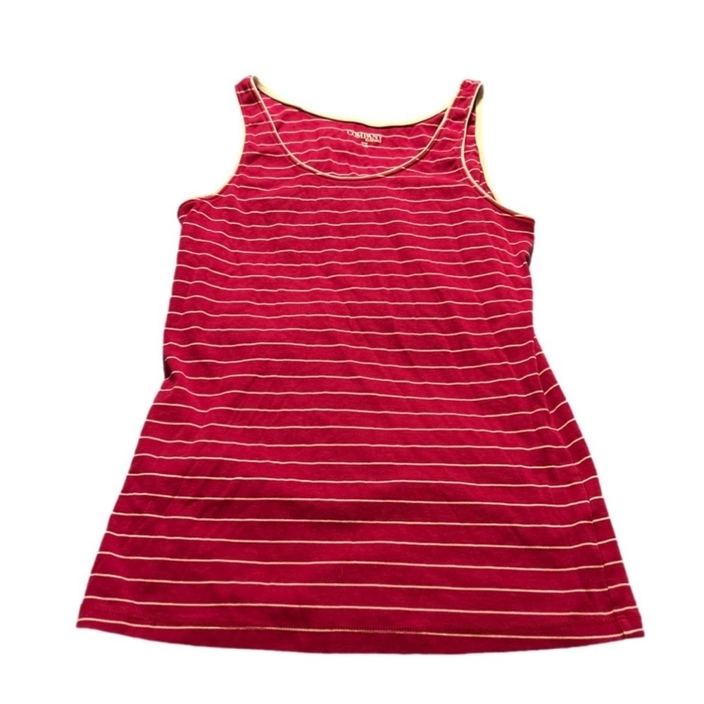 Women’s Ellen Tracy Company Pink Striped Sleeveless Shirt